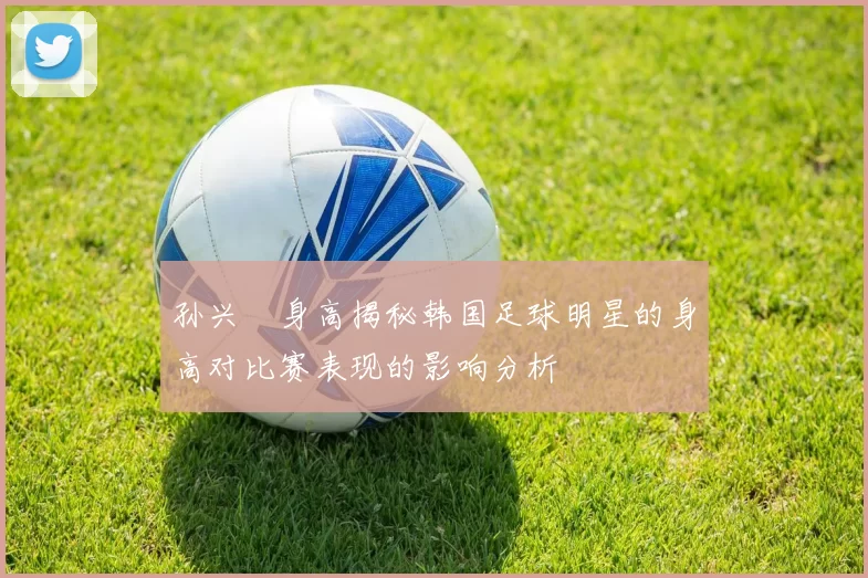 孙兴慜身高揭秘韩国足球明星的身高对比赛表现的影响分析
