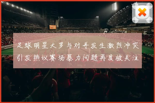 足球明星大罗与对手发生激烈冲突引发热议赛场暴力问题再度被关注