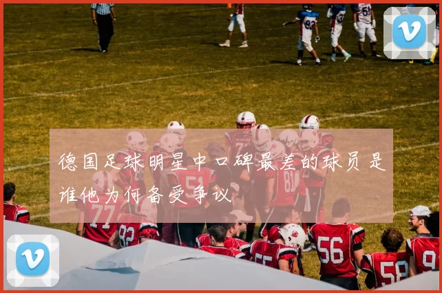 德国足球明星中口碑最差的球员是谁他为何备受争议