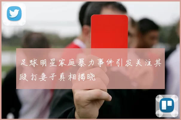 足球明星家庭暴力事件引发关注其殴打妻子真相揭晓